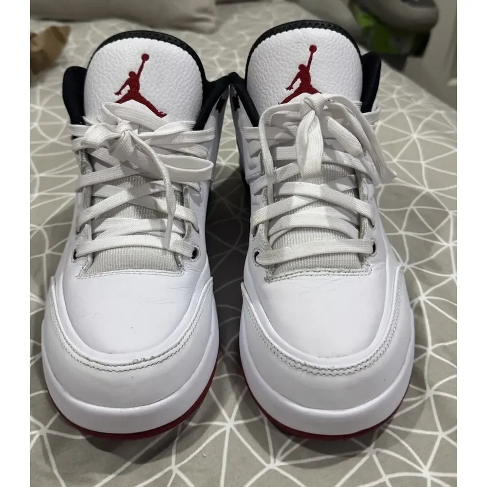 Jordan Flight Origin 3 White Black Red Men’s Size 9 IB3698-100 Shoes
